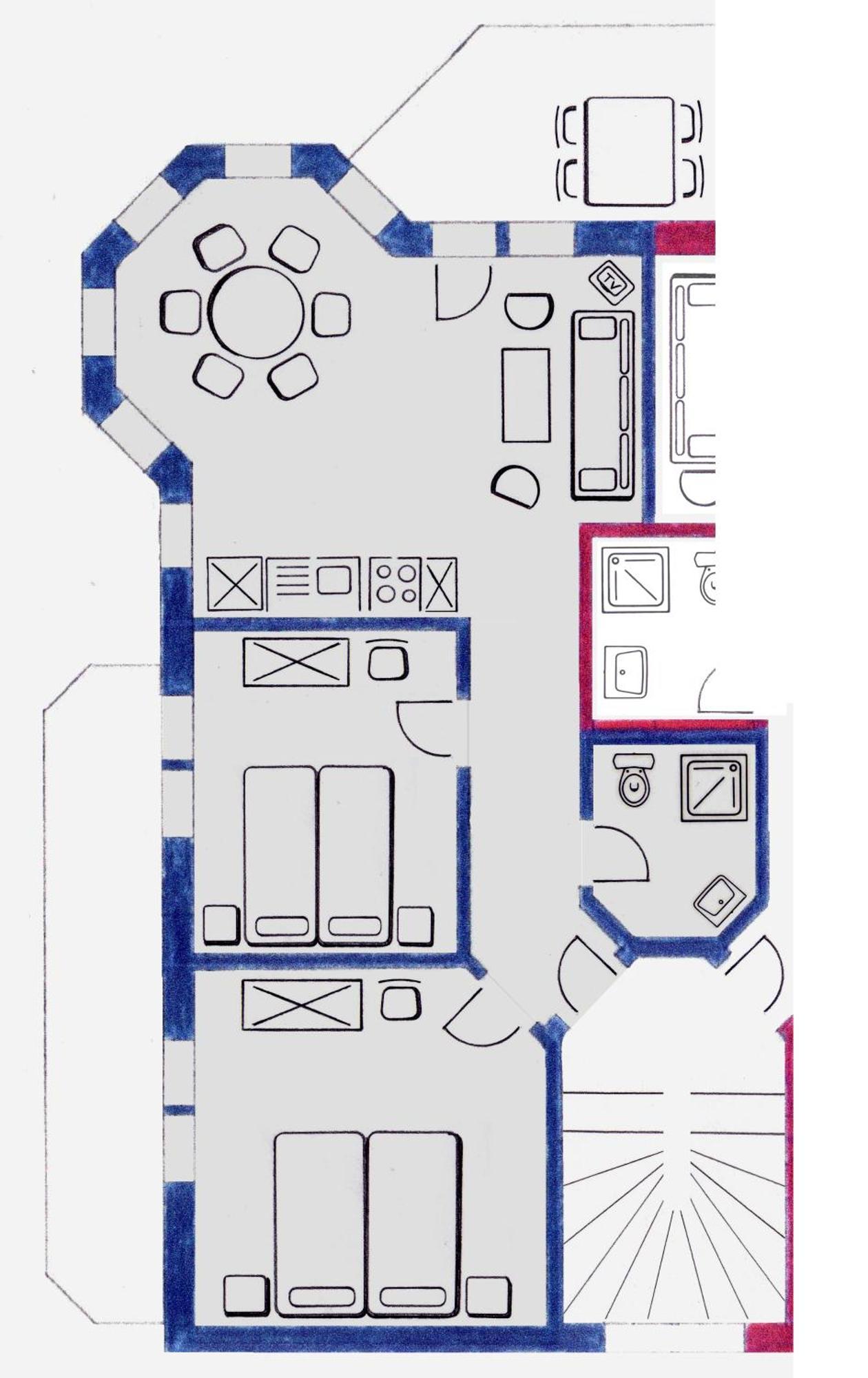 Ferienhaus Antigua Saas-Grund Værelse billede
